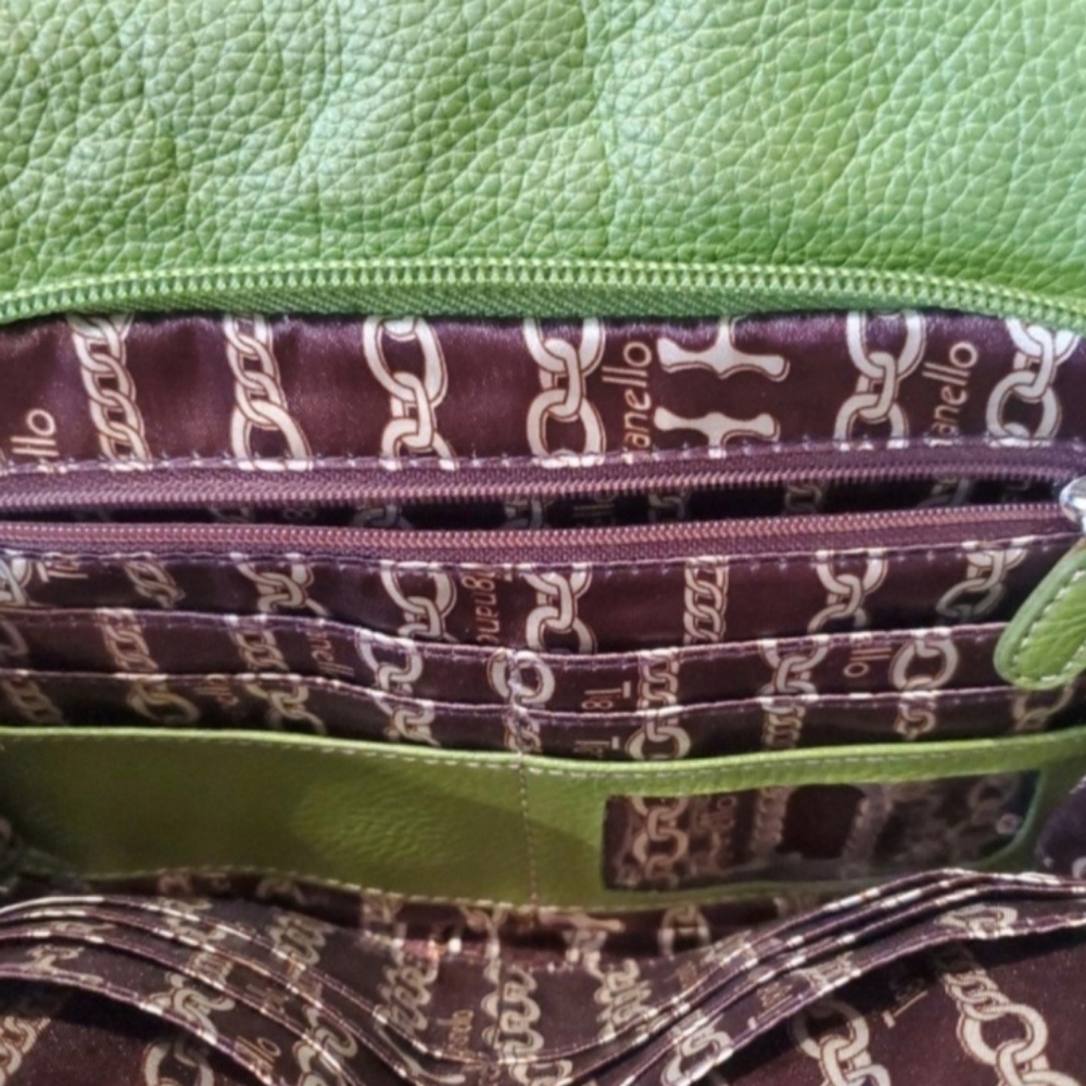 Green Tignanello crossbody bag - Picture 3 of 4